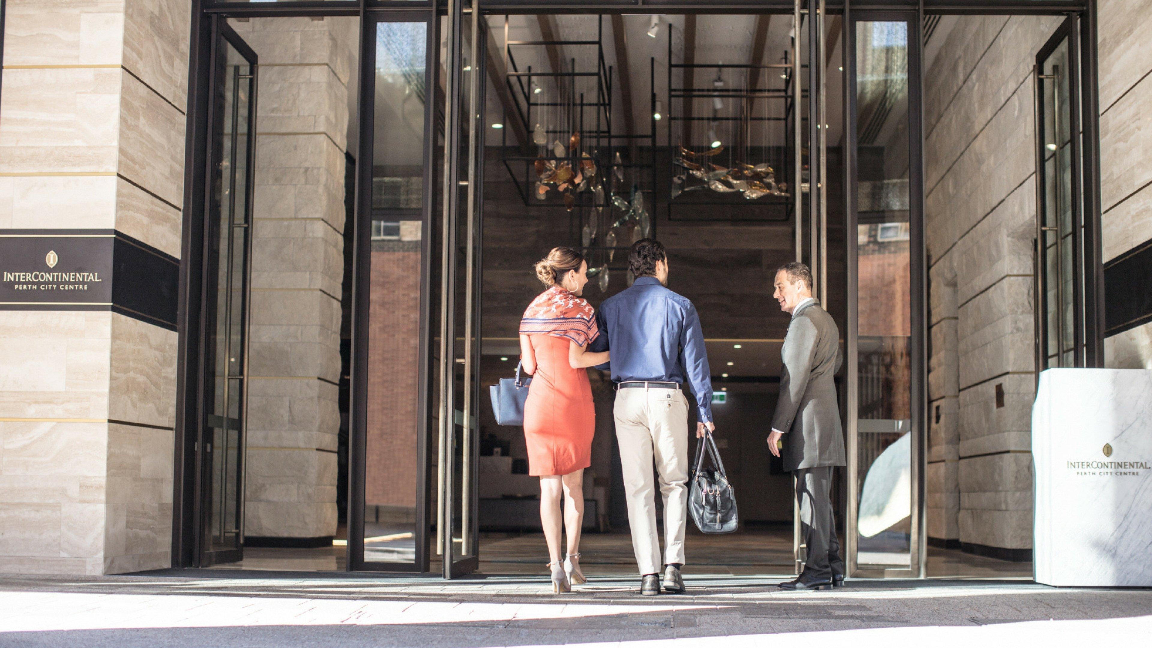 Intercontinental Perth City Centre By Ihg Exterior foto Entrance to the hotel